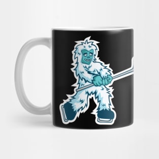 Yeti Ice Hockey Comic Mug